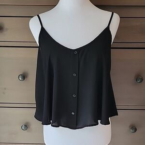Black Crop Camisole